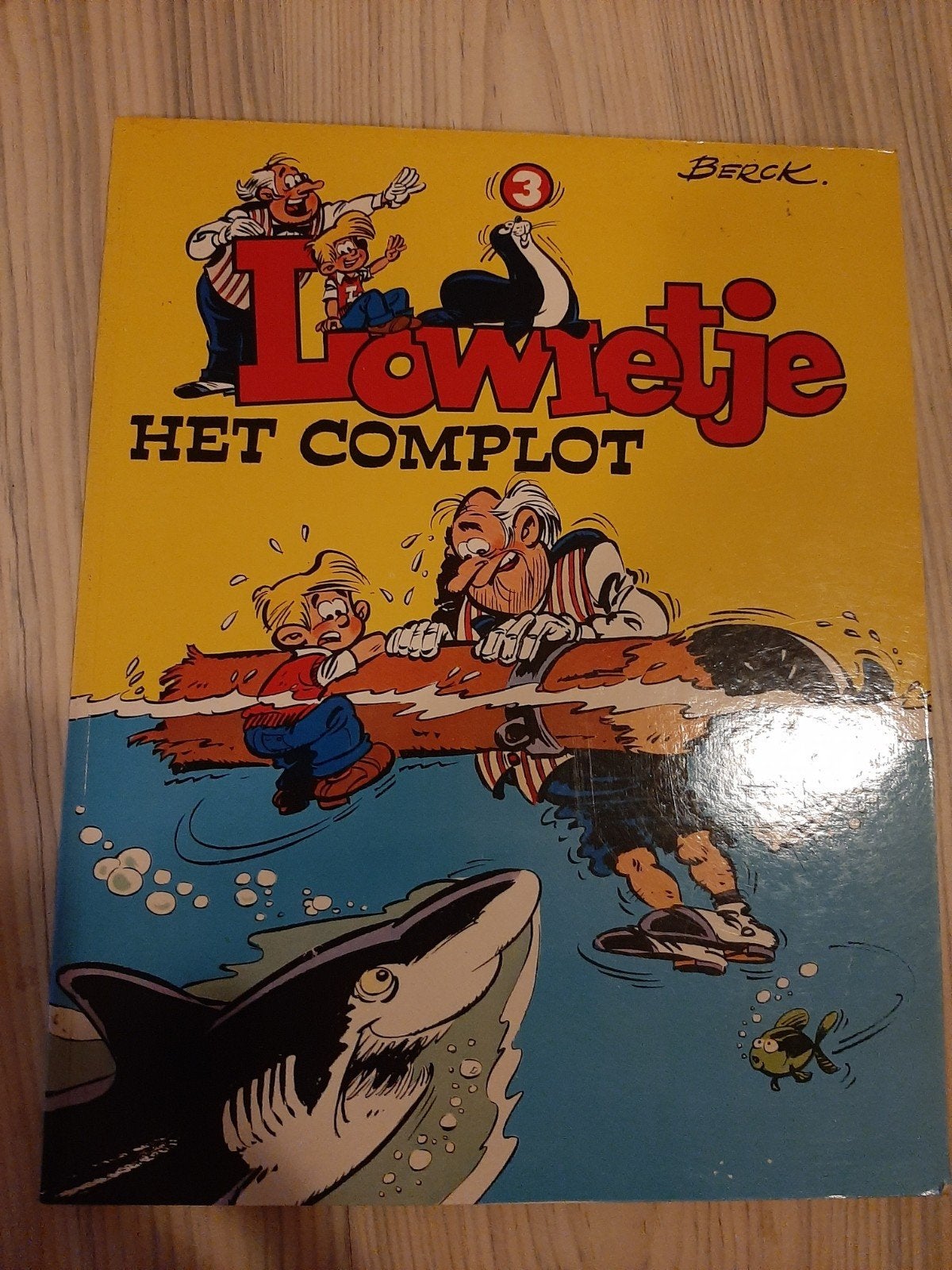 Lowietje Het Complot - Stripboek, Eén stripboek, Ophalen of Verzenden, Gelezen, Berck
