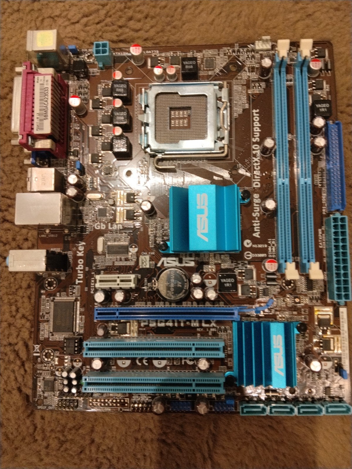 ASUS P5G41-MLX Moederbord - Gebruikt, Computers en Software, Ophalen, Gebruikt, DDR3, Micro-ATX