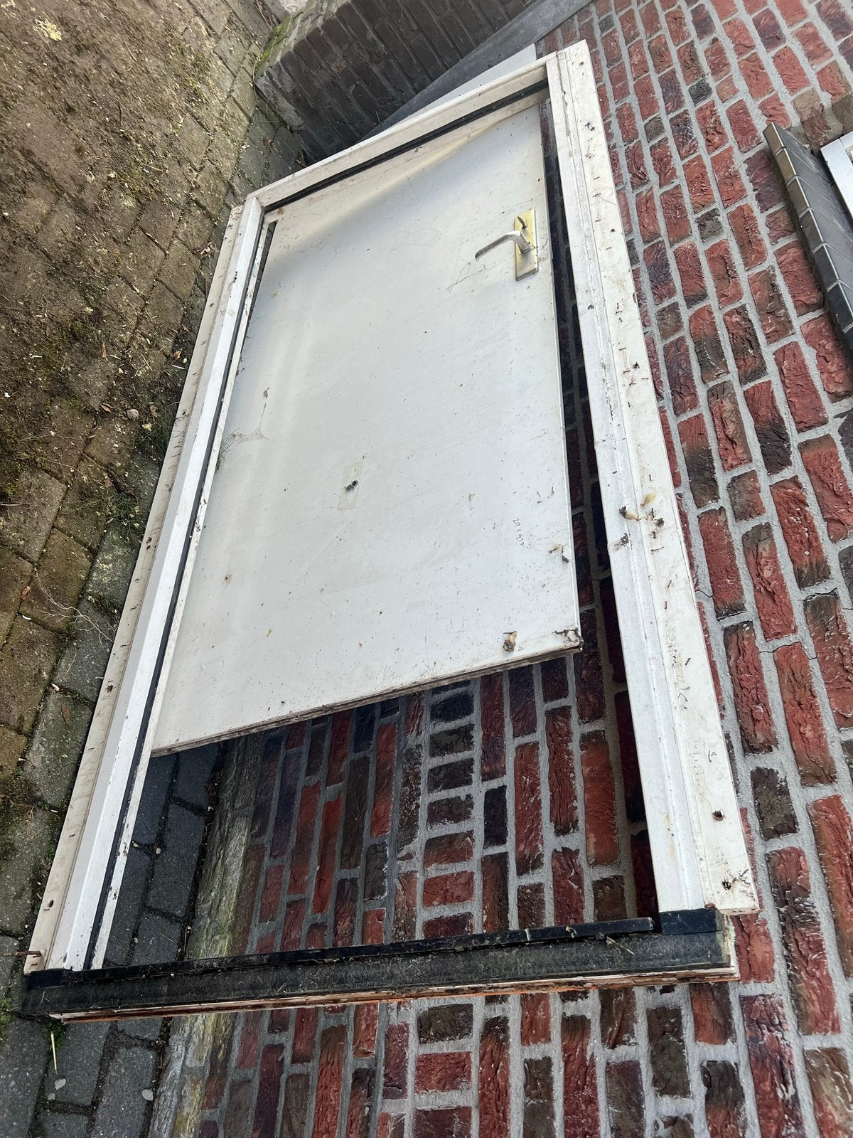 Gebruikte deur 213 x 93,3 cm, Doe-het-zelf en Verbouw, Ophalen, Gebruikt, 80 tot 100 cm, 215 cm of meer