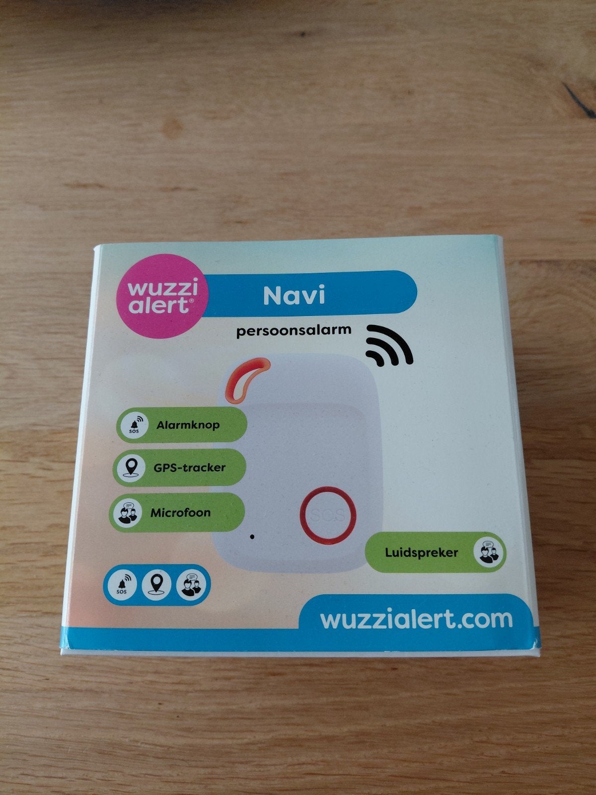 Wuzzi Alert Navi Persoonsalarm met GPS-tracker, Ophalen of Verzenden