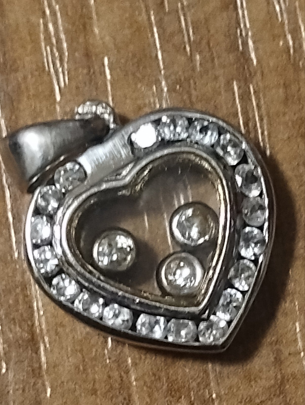 Vintage jaren 40 Jansen Post & Cocx zilveren hart pendant, Sieraden, Tassen en Uiterlijk, Antieke sieraden, Ophalen of Verzenden