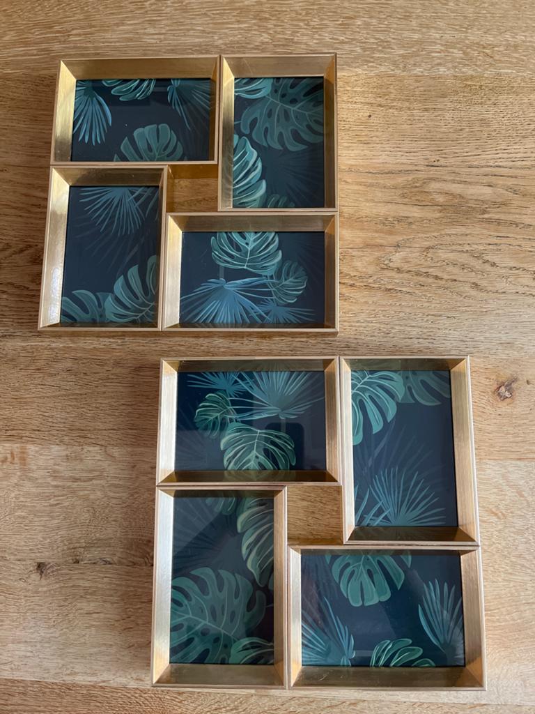 Fotolijst voor 4 foto's van 10 x 15 cm, kunststof, Huis en Inrichting, Ophalen of Verzenden, Nieuw, Kunststof, Minder dan 50 cm