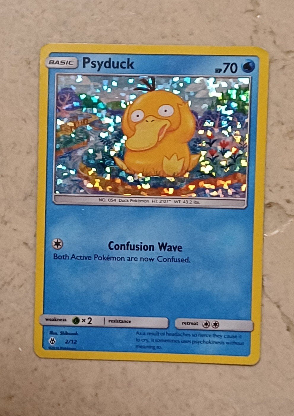 Psyduck Pokémon Kaart 2018 mc Donalds promo, Hobby en Vrije tijd, Verzamelkaartspellen | Pokémon, Ophalen of Verzenden, Gebruikt