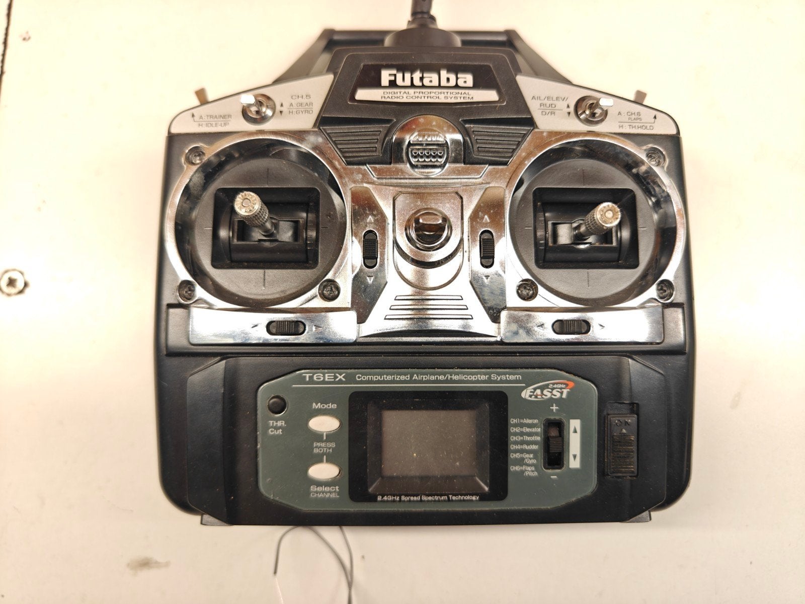 Futaba T6EX FASST zender met R617FS ontvanger, Ophalen of Verzenden, Gebruikt