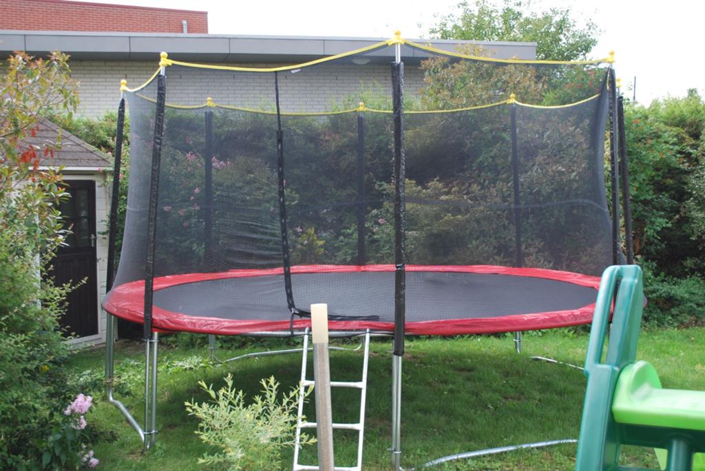 Trampoline 4,2 meter, Kinderen en Baby's, Speelgoed | Buiten | Trampolines, Ophalen of Verzenden, Gebruikt