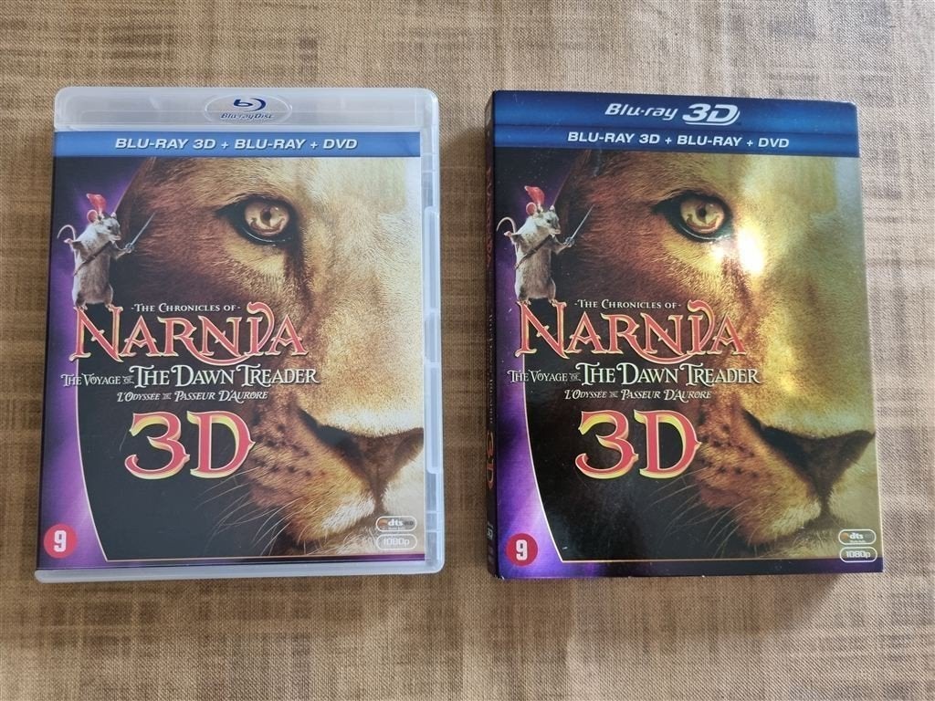 Blu Ray 3D + DVD The Chronicles of Narnia - The Voyage of th, Cd's en Dvd's, Blu-ray, Ophalen of Verzenden, Gebruikt