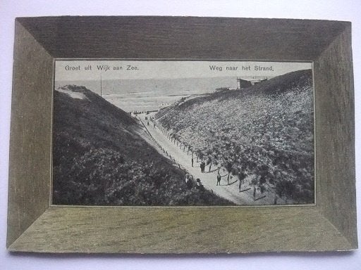 P301 Wijk aan Zee - Weg naar het strand, Verzamelen, Ansichtkaarten | Nederland, Verzenden, Voor 1920, Ongelopen, Noord-Holland