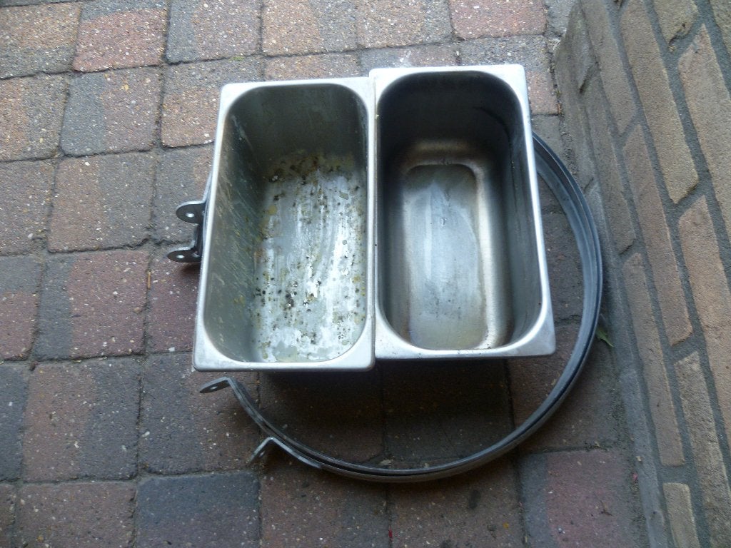 gratis afhalen (bakblik en buisring), Ophalen, Zo goed als nieuw