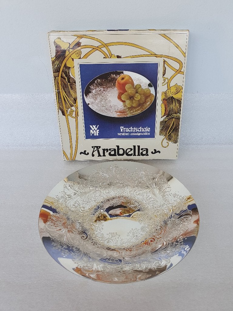 Vintage WMF fruitschaal 'Arabella', Gebruikt, Schaal, Rond, Ophalen of Verzenden