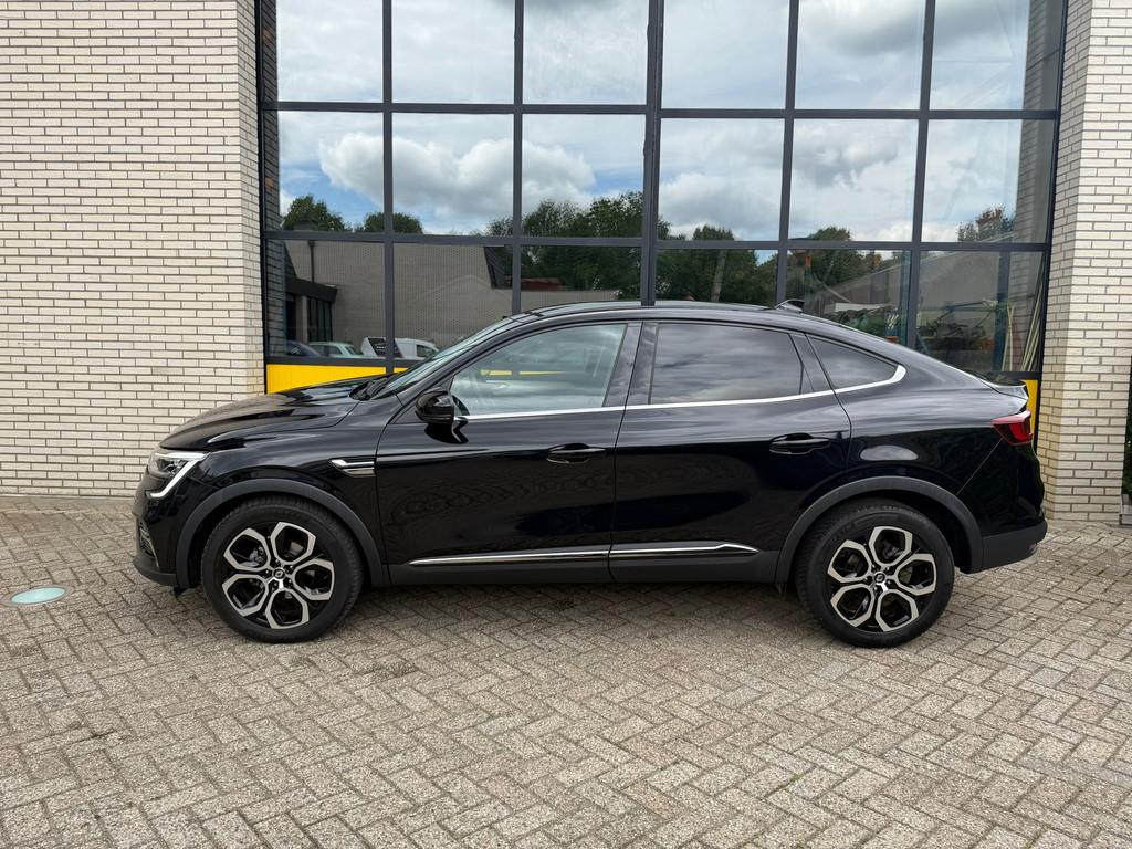 Renault Arkana 140PK Techno Mild hybrid, Auto's, Renault, Arkana, Gebruikt, Zwart, Leder en Stof