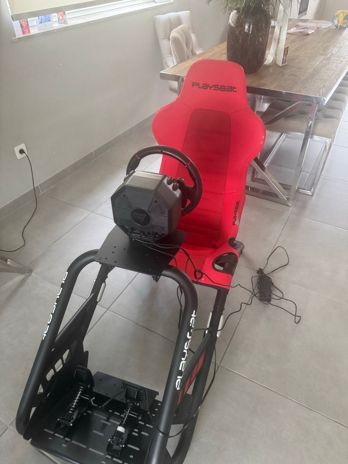 Playseat Evolution met Thrustmaster T300RS GT Edition, Spelcomputers en Games, Ophalen, Racestoel, Force feedback, PlayStation