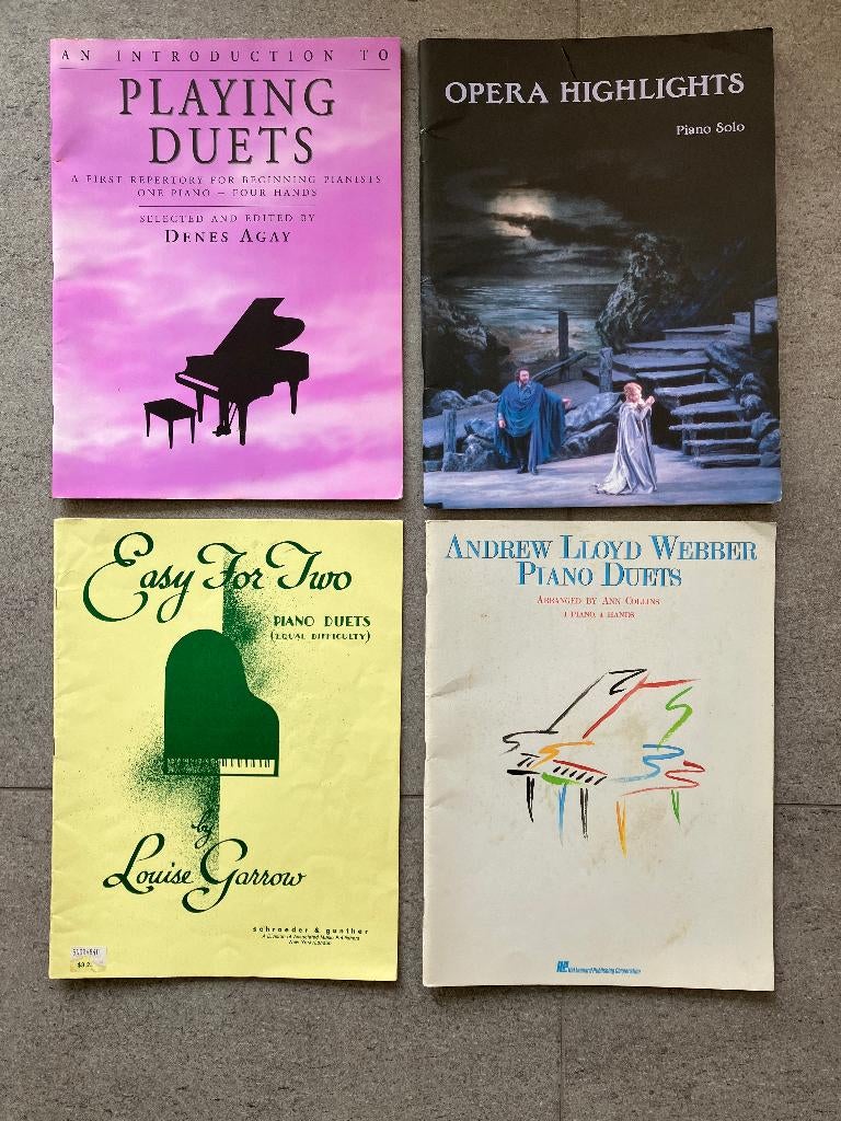 Bladmuziek Piano, Gebruikt, Overige soorten, Ophalen of Verzenden, Piano