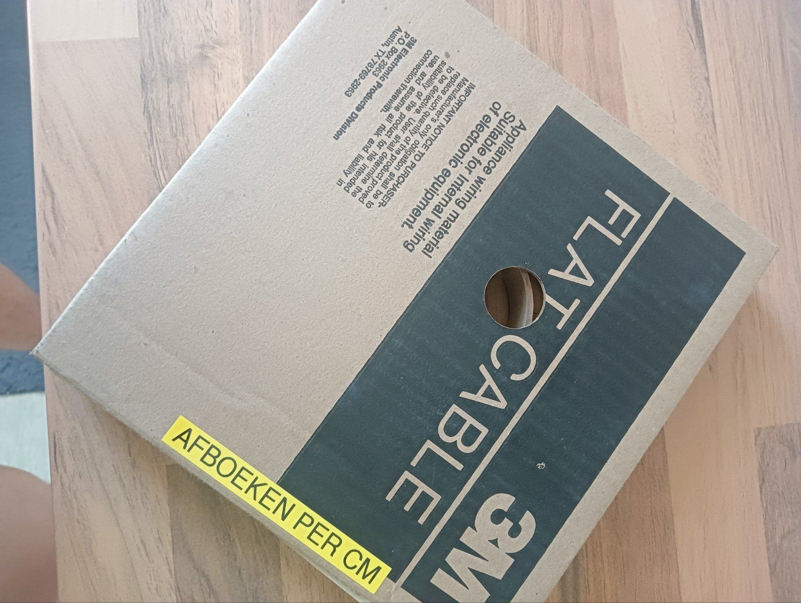 3M Platte Kabel - 30,5m - Nieuw in doos, Ophalen of Verzenden, Nieuw