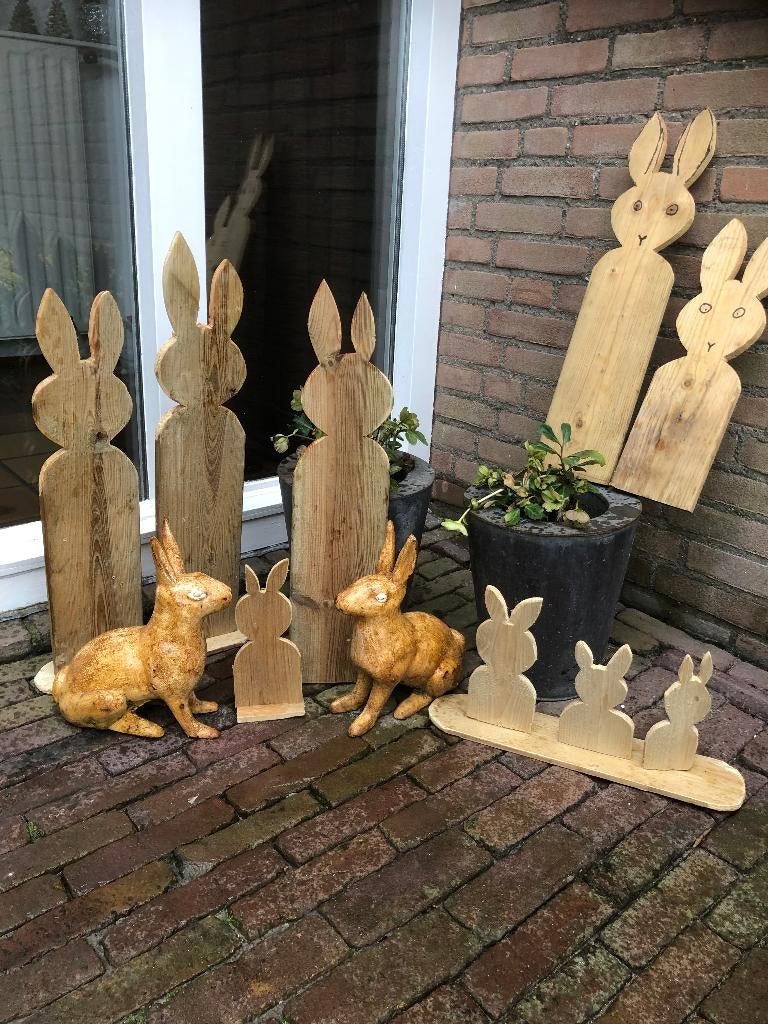 Paashazen van hout, Ophalen of Verzenden, Nieuw