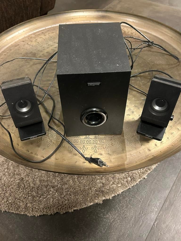 Creative speaker set 2.1, Computers en Software, Pc speakers, Ophalen of Verzenden, Gebruikt