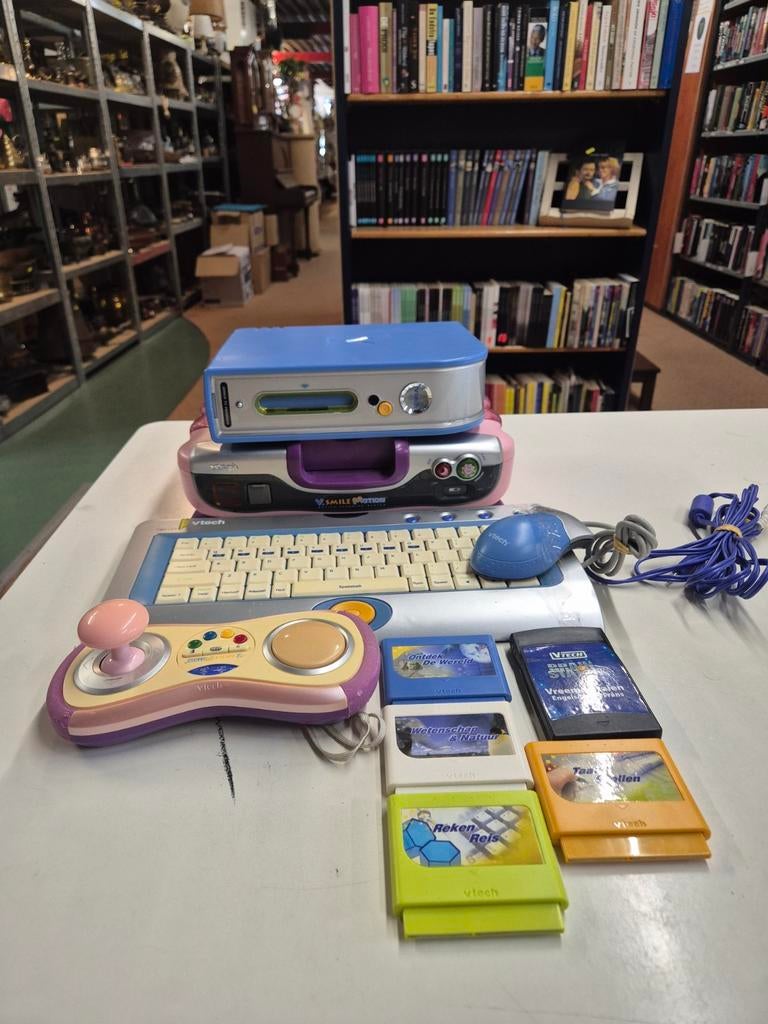 VTech V.Smile Motion leerconsole met spellen, Jongen of Meisje, Hong Kong, Ophalen of Verzenden, Zo goed als nieuw