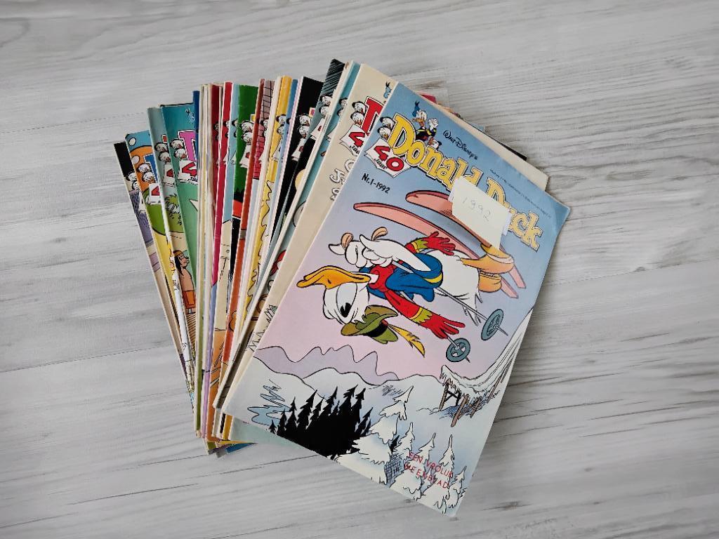 Donald Duck bijna complete jaargang 1992 (mist 38+44), Gelezen, Complete serie of reeks, Ophalen of Verzenden, Donald Duck