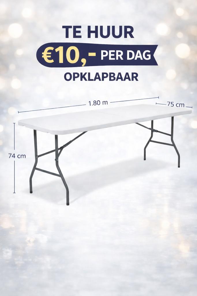 Buffettafel buffet tafel te huur, Ophalen of Verzenden