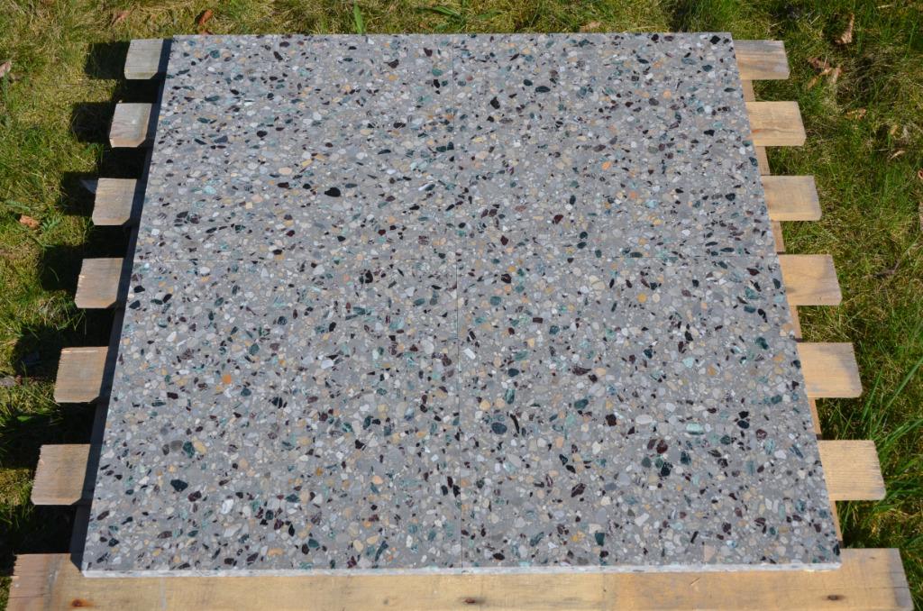 Terrazzo tegels 40x40 cm grijs groen granito vloertegels, Doe-het-zelf en Verbouw, 40 tot 60 cm, 40 tot 60 cm, Nieuw, Ophalen of Verzenden