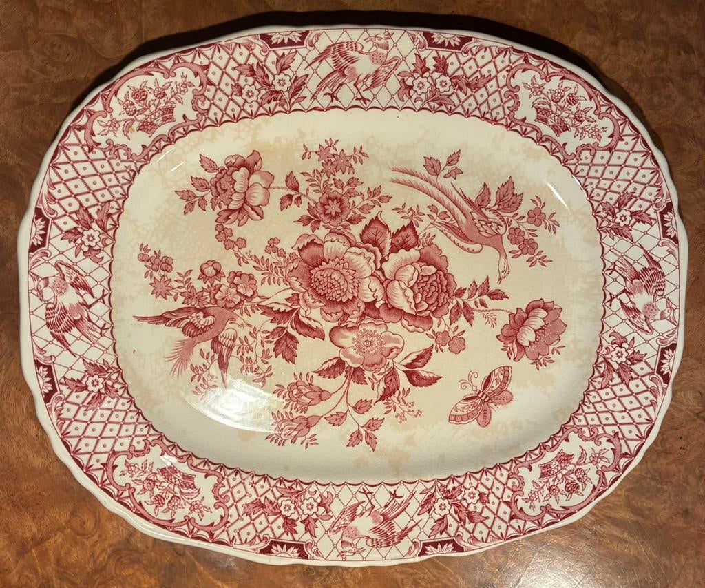 Prachtig Prachtig een vintage serveerschaal van Mason's, Ophalen of Verzenden