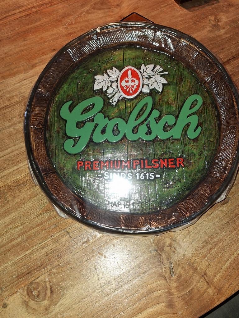 Grolsch Wandbord - Nieuw in verpakking, Ophalen of Verzenden, Nieuw