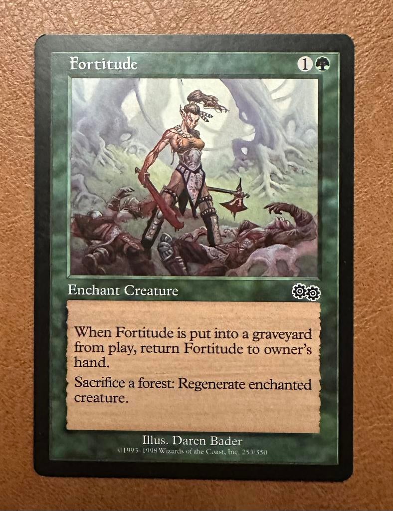 Magic: the Gathering - Fortitude  Urza's Saga 1998, Verzenden