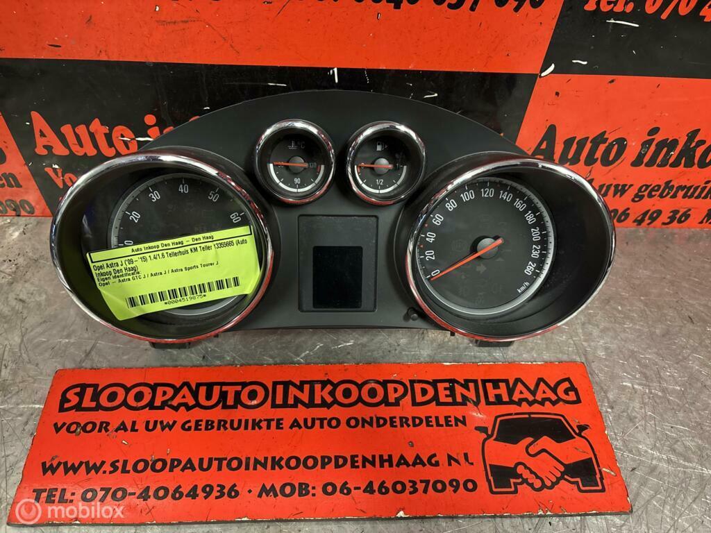 Opel Astra J ('09-'15) 1.4/1.6 Tellerhuis KM Teller 13355665, Auto-onderdelen, Dashboard en Schakelaars, Opel, Gebruikt, Ophalen of Verzenden
