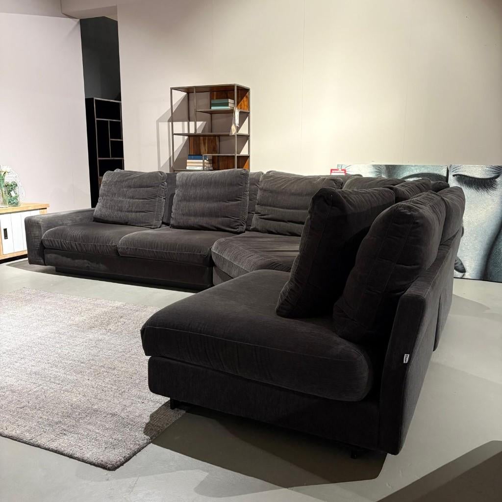 Hoekbank lounge Italiaans design Eltink, Ophalen, 250 tot 300 cm, Gebruikt, Vierpersoons of meer