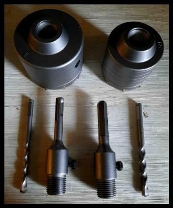 Dozenborenset dozenboor gatenboor boor boorkop 65 & 80mm, Doe-het-zelf en Verbouw, Gereedschap | Boormachines, Ophalen of Verzenden