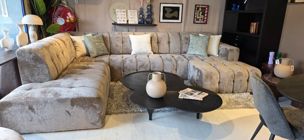 Organische Salontafel Zwart – Showmodel korting!, Huis en Inrichting, Tafels | Salontafels, Ophalen, JaRa, 100 tot 150 cm, Bornsestraat 31