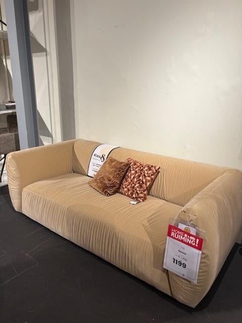 Te koop: 3 zits Sessa Trendhopper, 75 tot 100 cm, Ophalen of Verzenden, Stof, 200 tot 250 cm