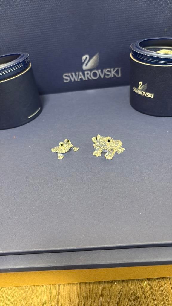 Swarovski kikkersetje, Ophalen of Verzenden, Nieuw, Figuurtje