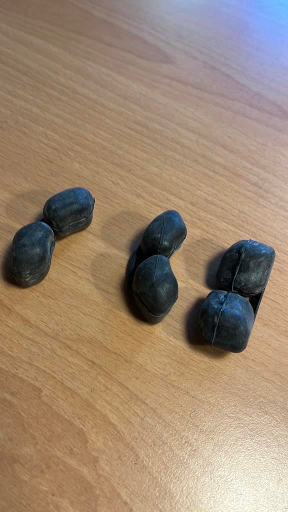 3 rubbers voor meenemer dynamo BMW K75/100/1100., Munchen, Nieuw, Ophalen of Verzenden, BMW
