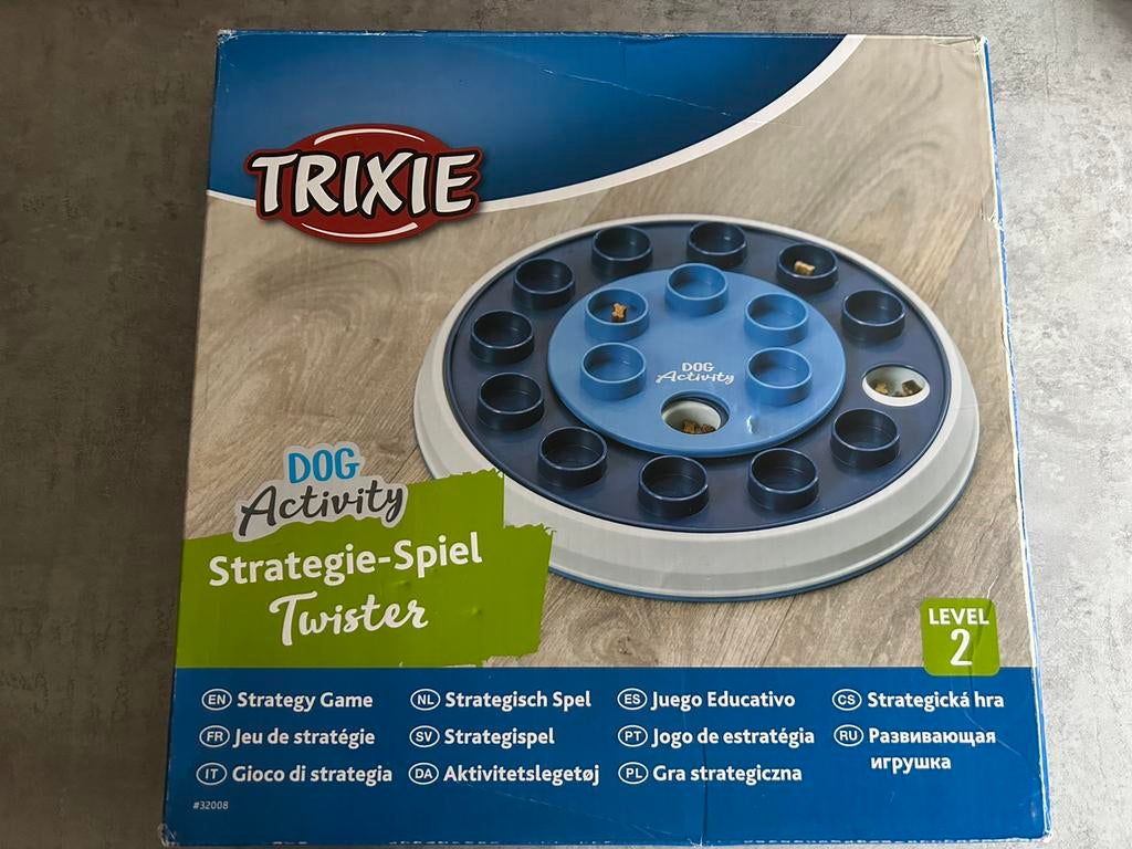 Trixie Dog Activity strategie spel Twister, Dieren en Toebehoren, Hondenspeelgoed, Ophalen of Verzenden, Zo goed als nieuw, Intelligentiespeelgoed