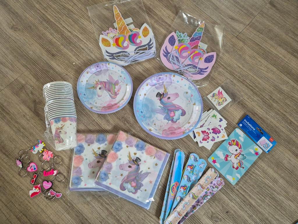 Unicorn Kinderfeestje Pakket, Ophalen of Verzenden, Nieuw