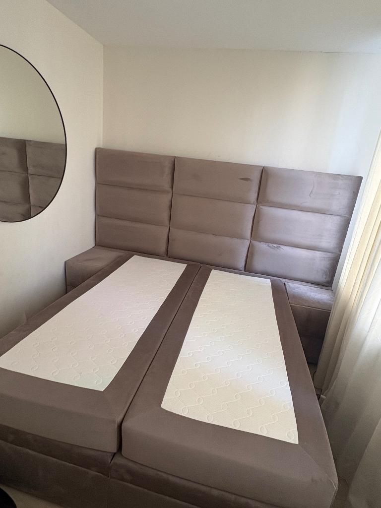 Boxspring bed te koop, Ophalen, Gebruikt, Tweepersoons, 200 cm