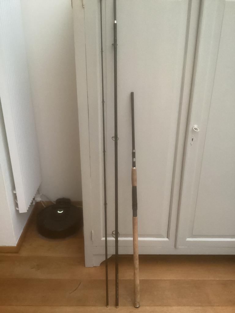 Feederhengel Peter vd Willik 4.50 mtr, Watersport en Boten, Ophalen, Zo goed als nieuw, Werphengel