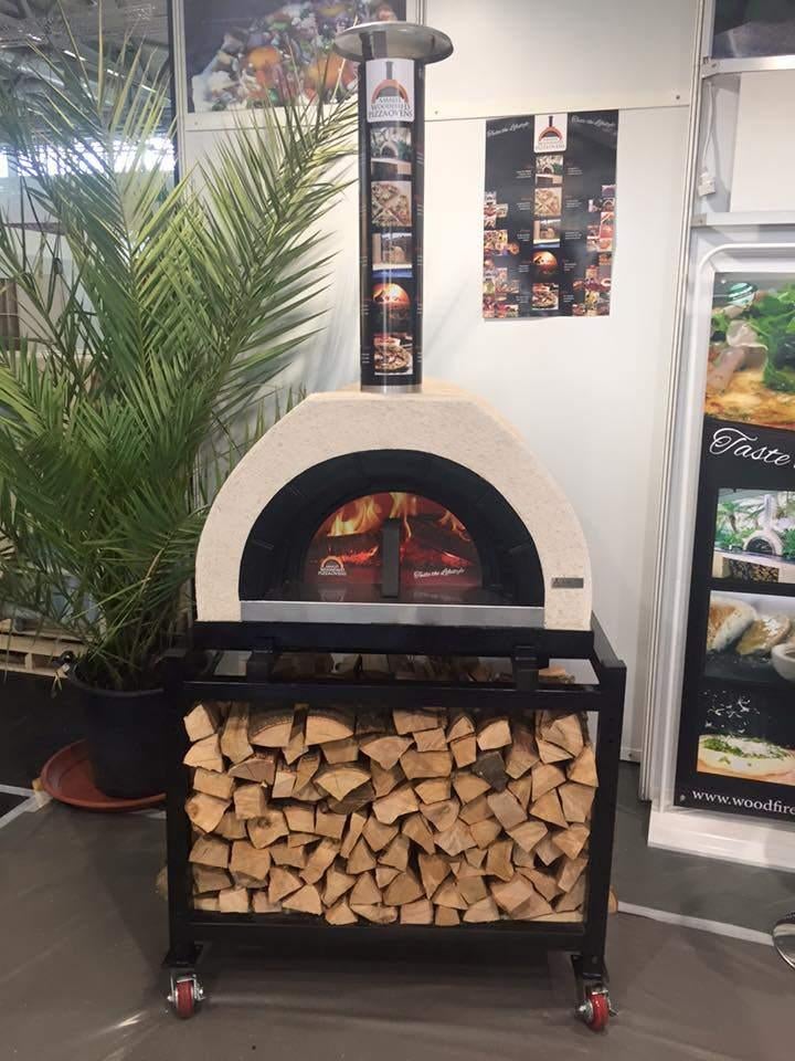 Nieuwe houtgestookte AMALFI Pizzaoven model FAMILY, Houtskool, Nieuw, Ophalen of Verzenden, Vrijstaand