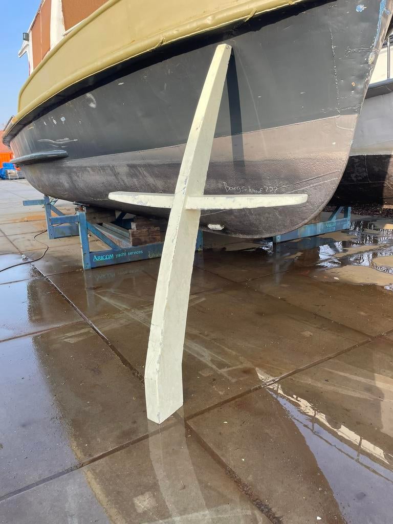 Rvs en aluminium dek mast, Ophalen of Verzenden, Zo goed als nieuw, Zeilboot