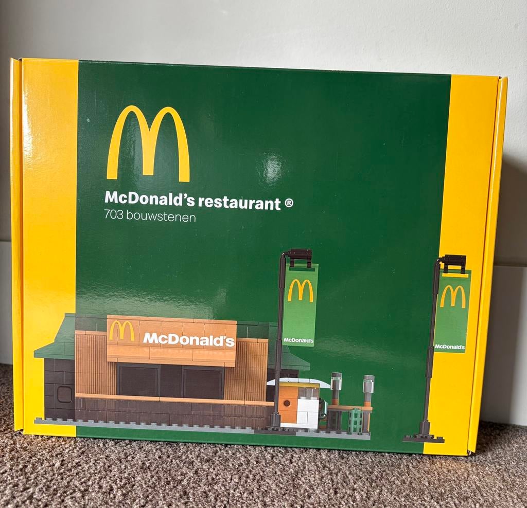 “Lego” Mcdonalds restaurant bouwset, Ophalen of Verzenden, Zo goed als nieuw, Overige merken