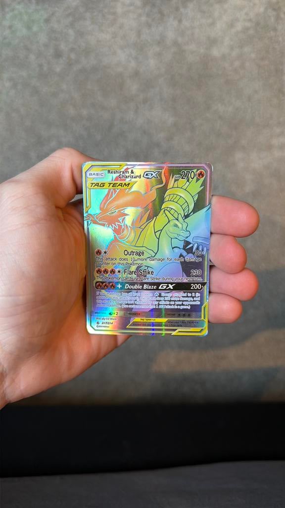 Reshiram & Charizard GX, Ophalen of Verzenden, Zo goed als nieuw
