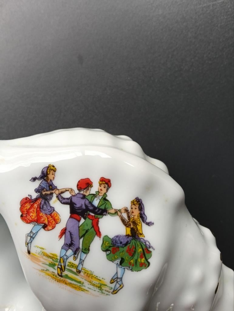 Limoges porseleinen schelp. Vintage, Ophalen of Verzenden