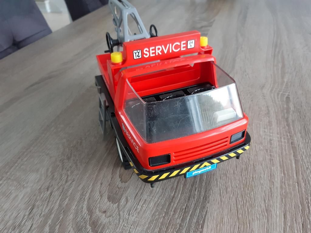 Playmobil 7296 kraanwagen rood, izgs., Ophalen of Verzenden, Nieuw, Complete set