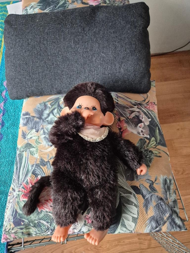 Monchhichi aap, Ophalen of Verzenden, Zo goed als nieuw, Pop
