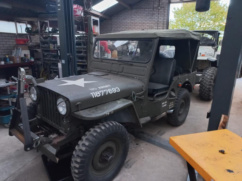 Willys Jeep 1952 Groen, Auto's, 3700 cc, Particulier, Groen, Te koop