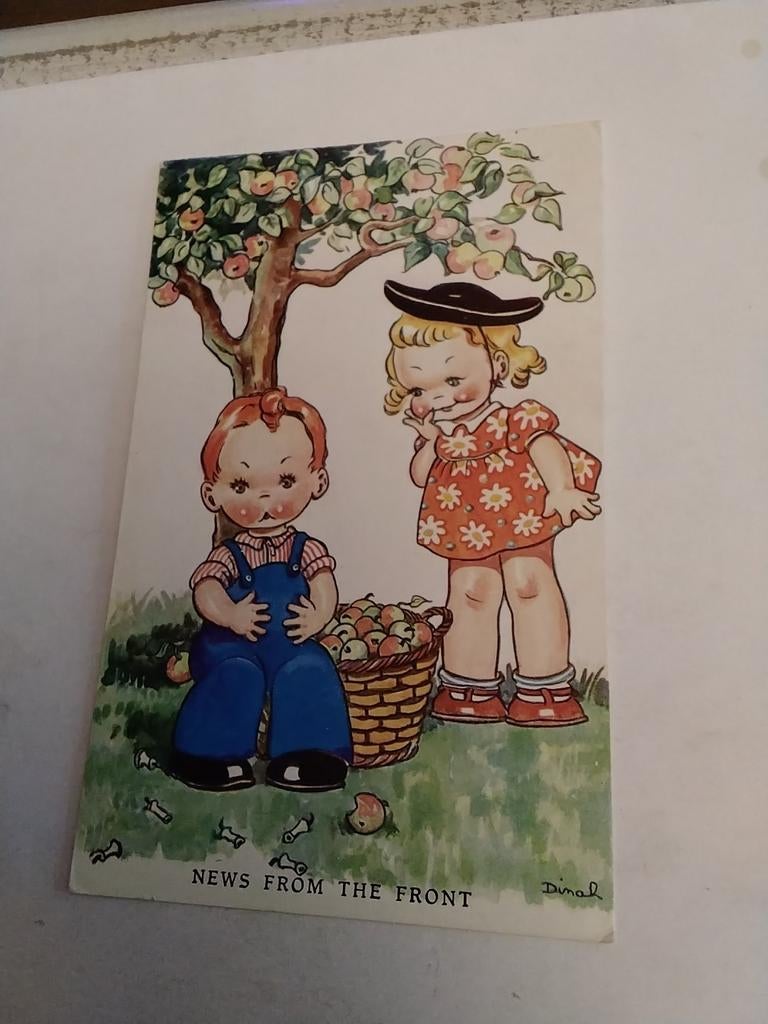 DINAH.  /  NEWS FROM THE FRONT, Ophalen of Verzenden, Voor 1920, Sterren en Beroemdheden