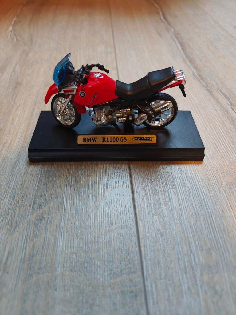 BMW R1100GS Welly miniatuur, Hobby en Vrije tijd, Modelauto's | 1:18, Ophalen of Verzenden, Motor, Welly