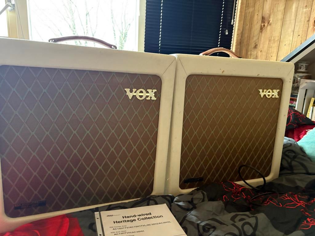 Vox AC15 H1TV Top Amp met NOS Buizen prijs per stuk, Muziek en Instrumenten, Ophalen, Gebruikt, Gitaar, Minder dan 50 watt