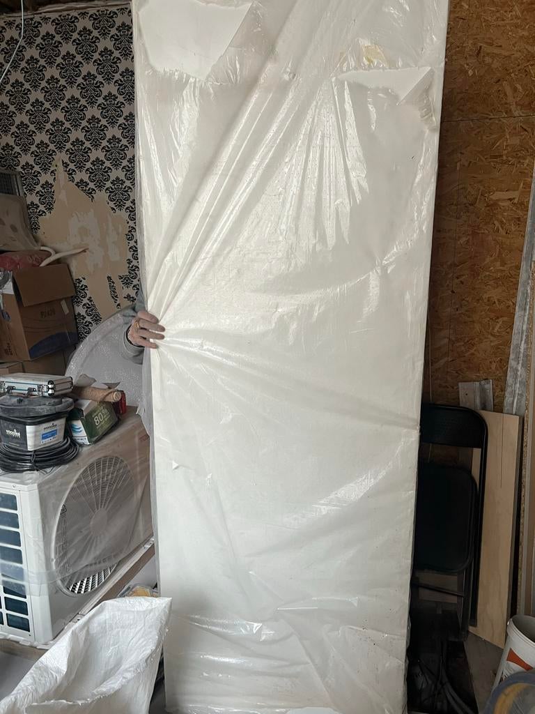 Opdekdeur 73cm x 210cm, Doe-het-zelf en Verbouw, Deuren en Horren, Minder dan 80 cm, Binnendeur, Nieuw, Ophalen of Verzenden