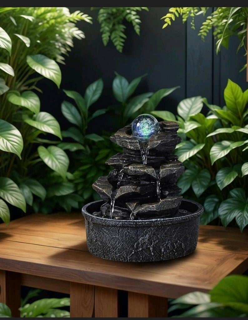 Jingnuo Zen Fonteintje - Zo goed als nieuw!, Tuin en Terras, Ophalen of Verzenden, Zo goed als nieuw, Overige materialen, Fontein